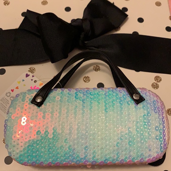 NWT! Kids Cutest Panda Sequin Eye Glass Case - Picture 5 of 10
